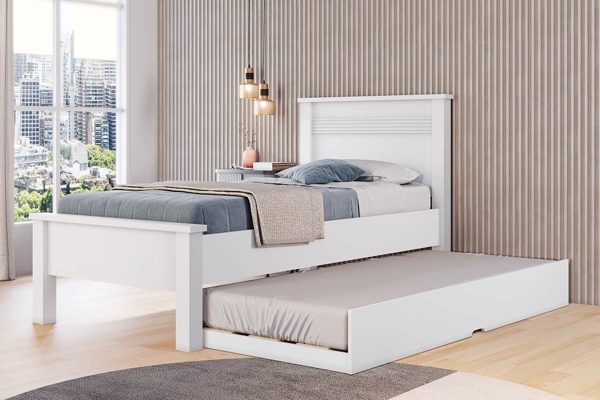 Cama Solteiro Barcelona c/Auxiliar Conquista