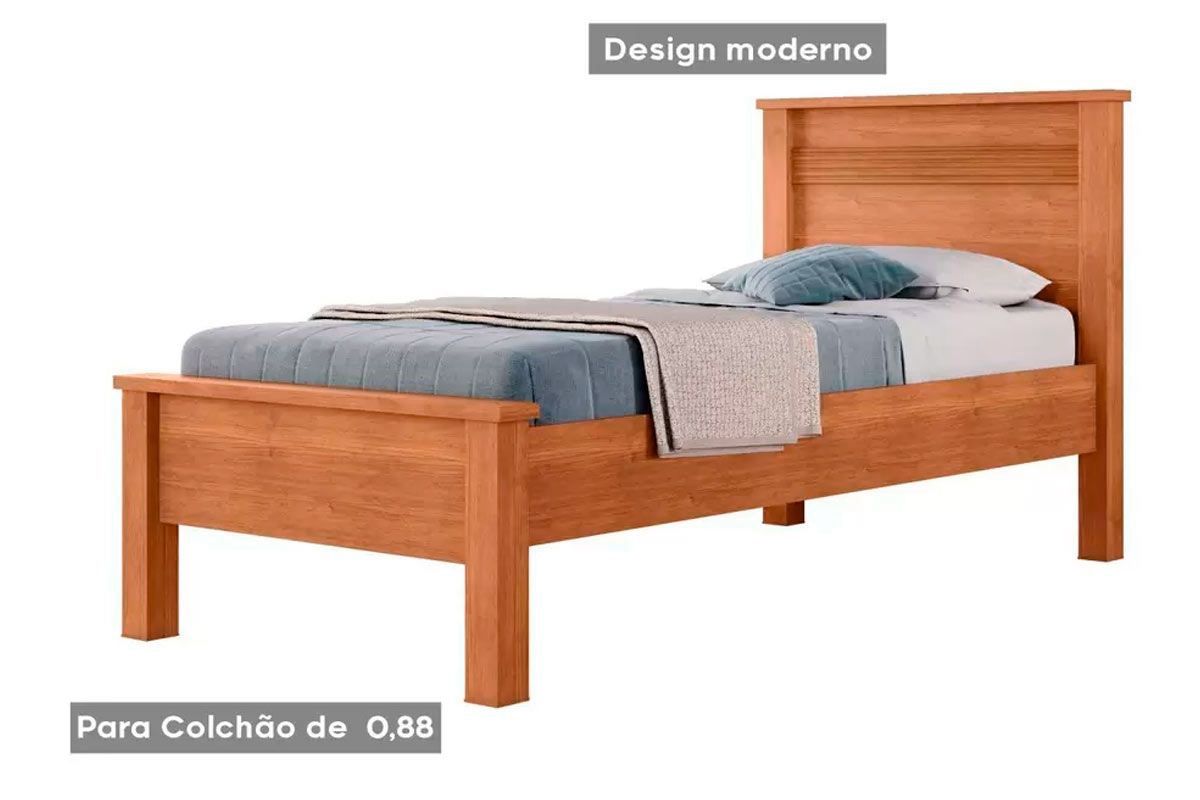 Cama Solteiro Barcelona c/Auxiliar Conquista