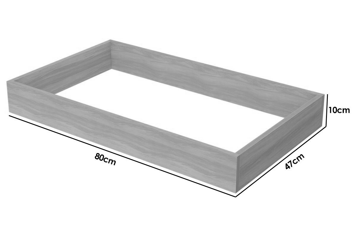 Multiuso Cozinha Nesher Kit de Rodapé 80x47x10cm Multiuso Cozinha Nesher Kit de Rodapé 80x47x10cm