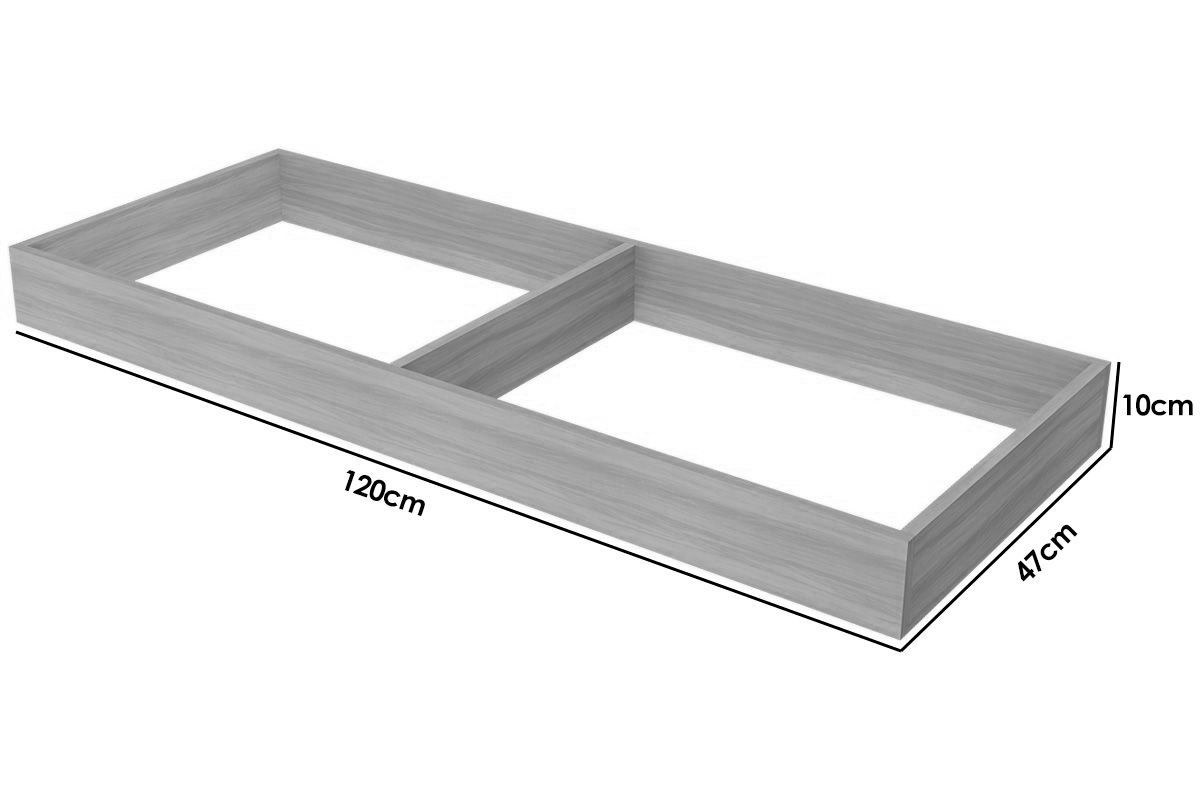 Multiuso Cozinha Nesher Kit de Rodapé 120x47x10cm