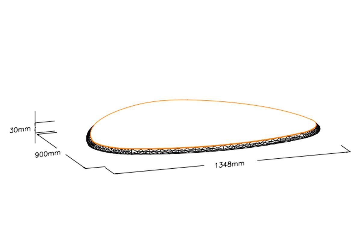 Sala Jantar Mesa Lótus Tampo Madeirado c/ Vidro 105x135cm e 4 Cadeiras 2CAD153 - Kappesberg