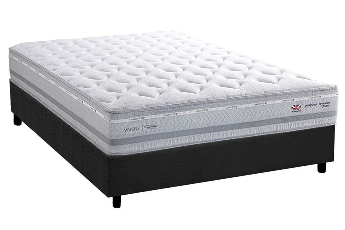 Cama Box CRC +Colchão Molas Petra C1662 Herval