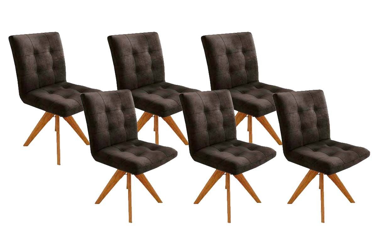 Cadeira Jantar Nice 1C001CA Premium Madeira Maciça Kit 6 Un Kappesberg