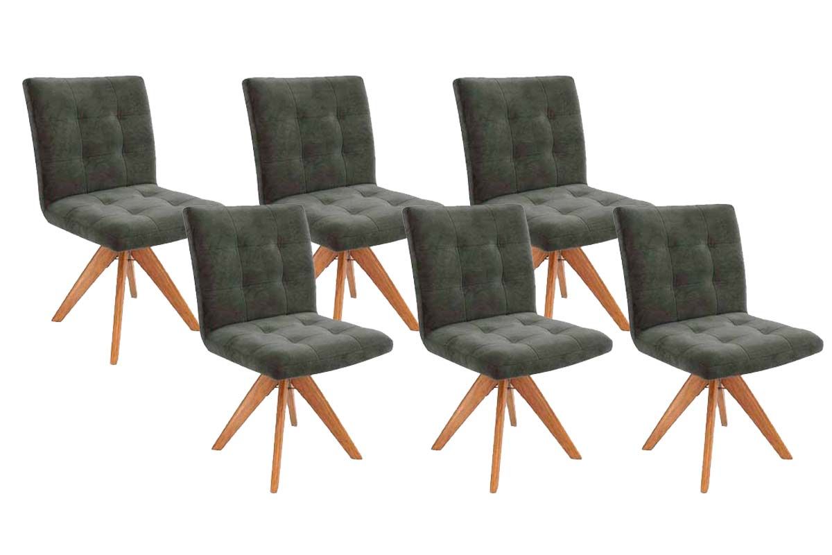 Cadeira Jantar Nice 1C001CA Premium Madeira Maciça Kit 6 Un Kappesberg