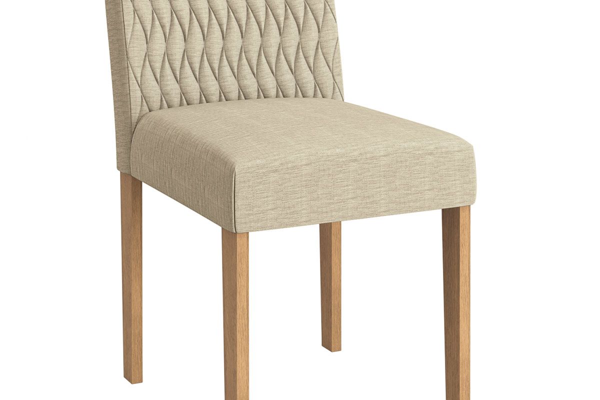Cadeira Jantar Aura 2CAD157 Madeirado Kit 6 Un Kappesberg