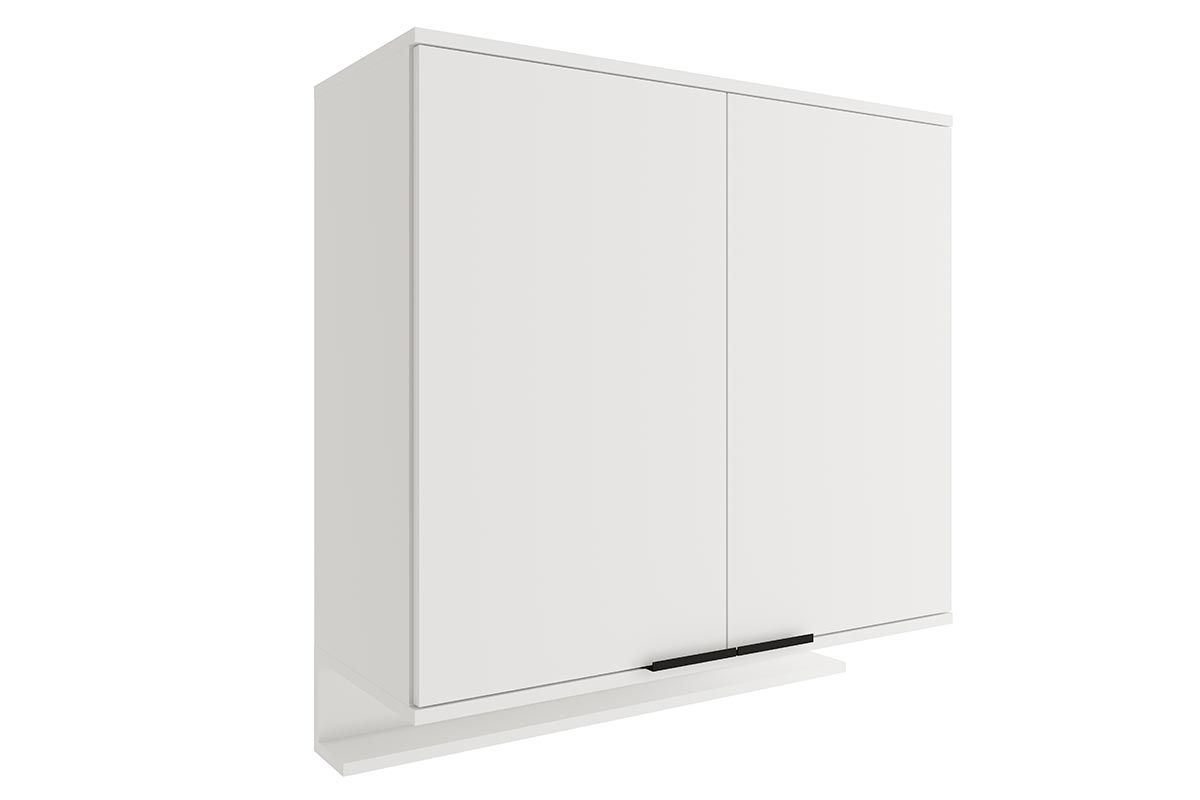 Armário Aéreo Cozinha Carraro Alpha 2502 c/2 Portas 80cmBranco