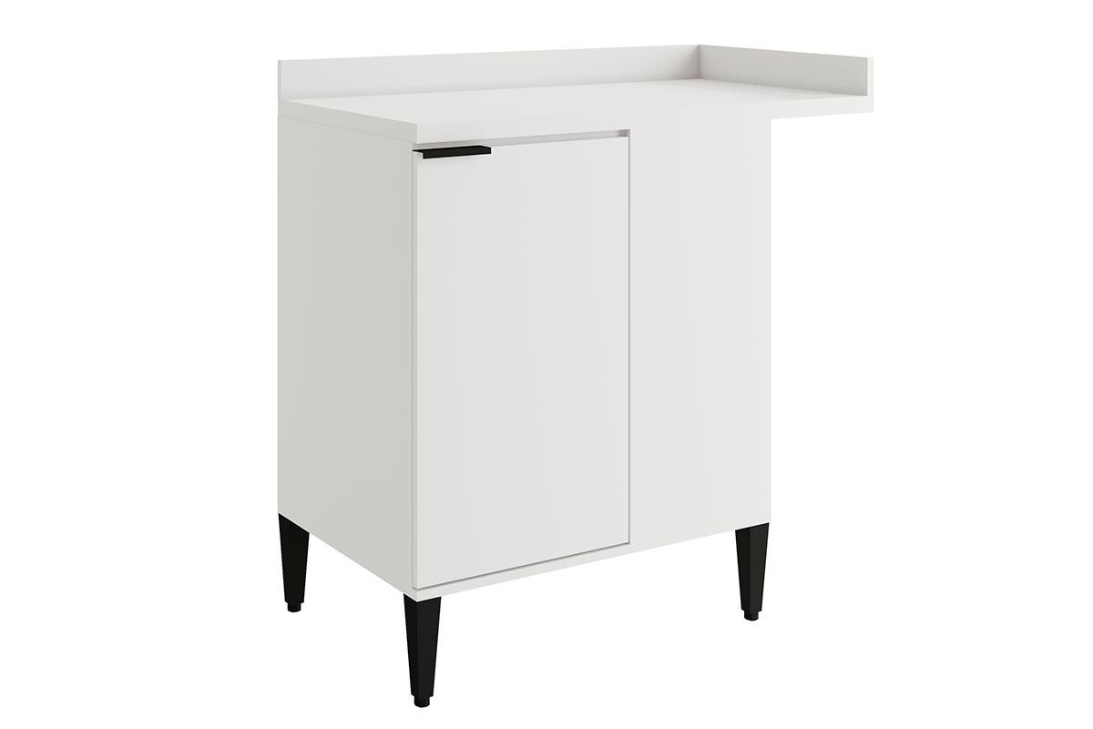 Balcão Cozinha Carraro Alpha 2508 Canto Reto c/1 Porta c/Tampo 94cm