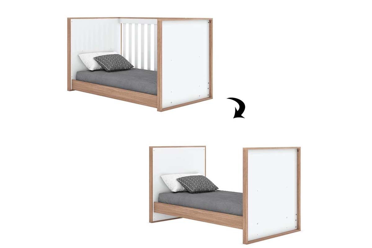 Quarto Infantil Completo Confete 2 Peças (1 Cômoda + 1 Berço) QI65 Henn