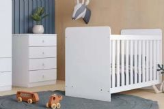 Quarto Infantil Completo Labirinto 2 Peças (1 Berço + 1 Cômoda) QI98 Henn