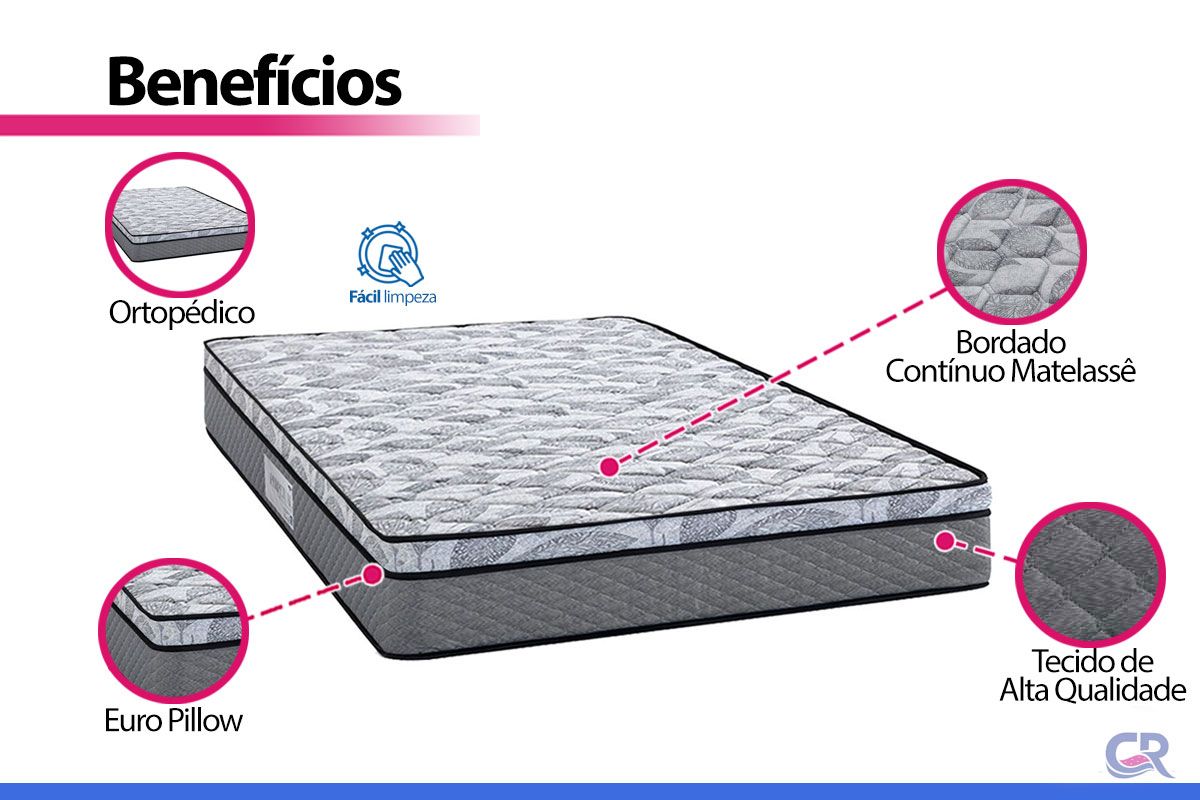 Colchão Ortopédico Herval D65 Perpetual