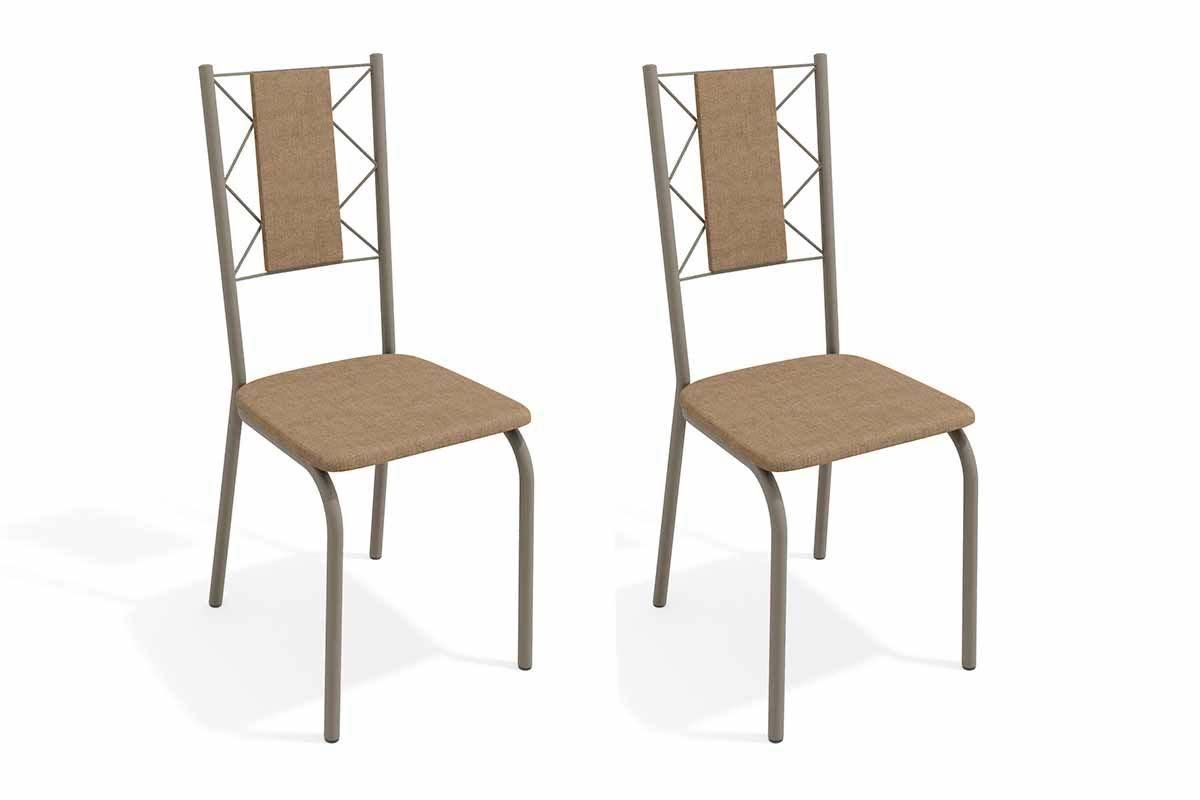 Sala Jantar Mesa Elba c/ Tampo de Madeira 160cm e 6 Cadeiras Lisboa - Kappesberg