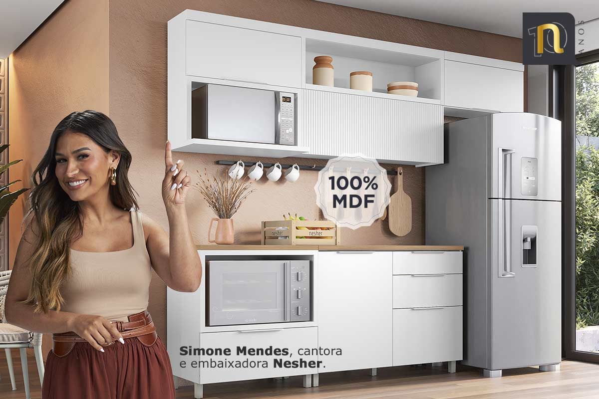 Cozinha Completa Nesher 5 Peças Marquesa C6P40