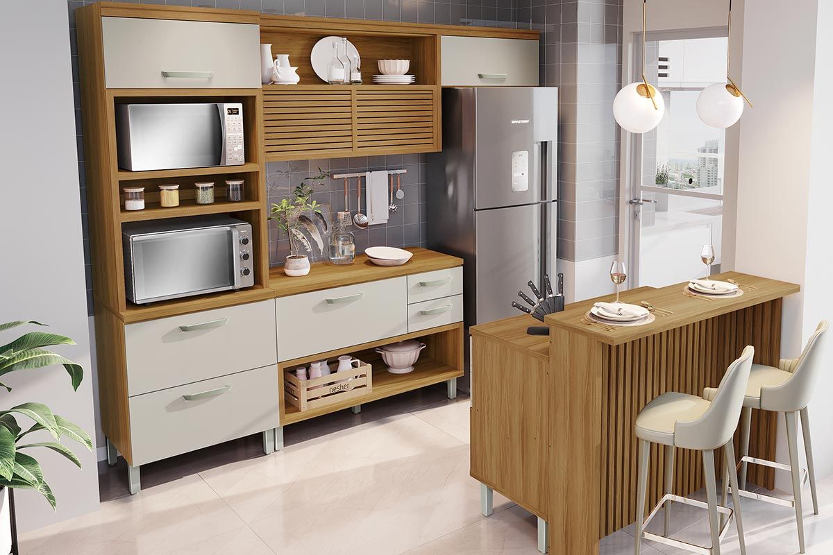 Cozinha Completa Nesher 5 Peças Princesa C6P61