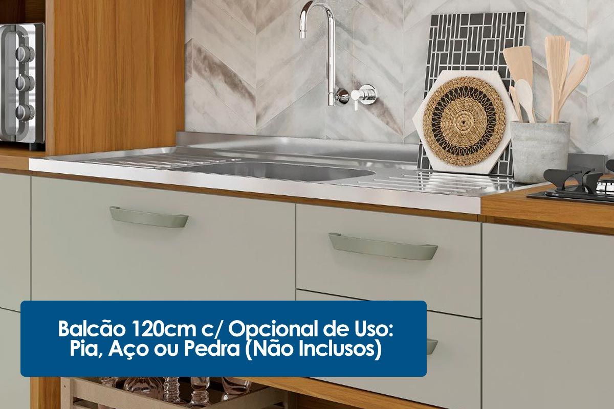 Cozinha Completa Nesher 4 Peças Princesa C6P64
