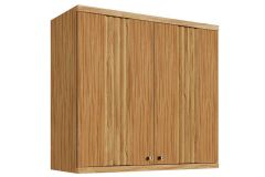 Armário Aéreo Cozinha Ronipa Sauvignon c/2 Portas Canelada 80cm