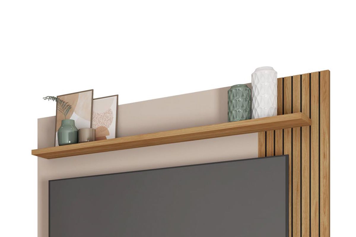 Painel Home p/ TV até 65 Pol Jade Ripada 150x183cm Caemmun