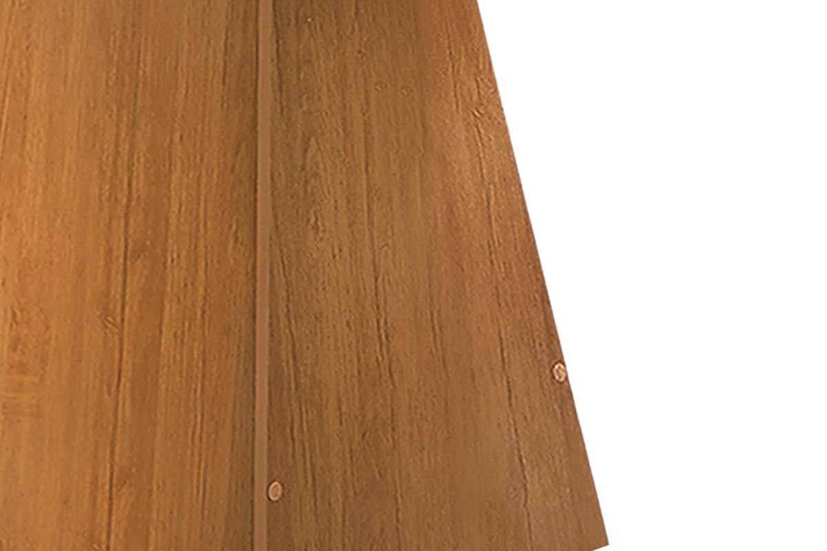 Sala de Jantar Completa Luna Tampo Madeirado c/ Vidro Reto 180x90 e 6 Cadeiras Amsterdã - Rufato