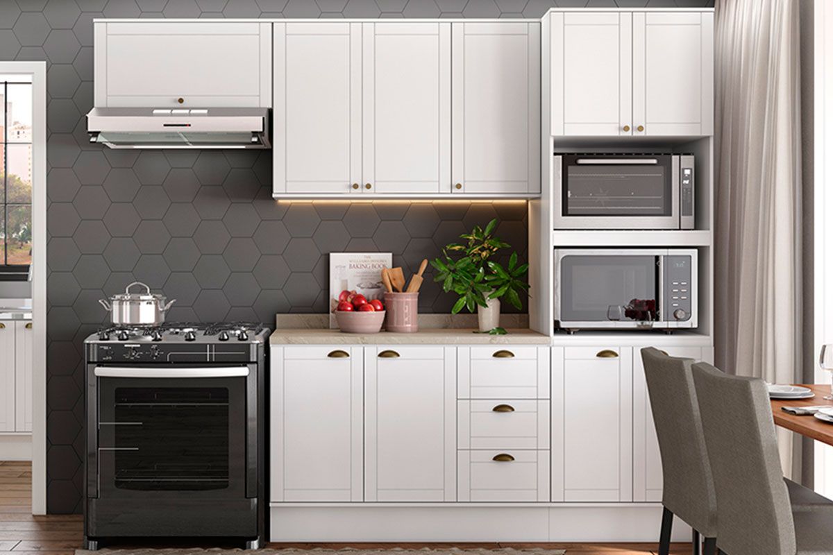 Cozinha Completa Carraro 4 Peças Bella C4P57