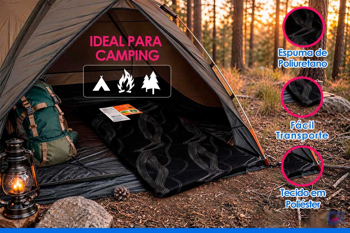 Colchonete D20 Mochila Camping Visita Polar Colchonete D20 Mochila Camping Visita Polar