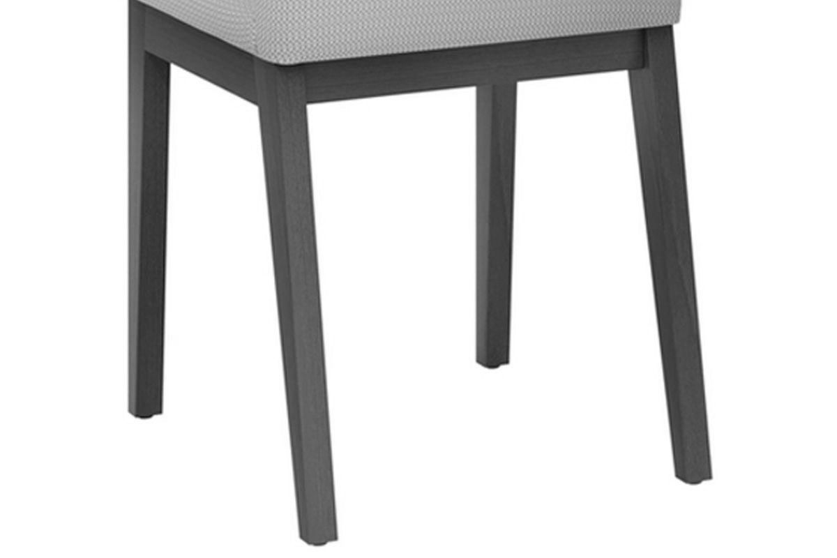Sala de Jantar Completa Canes c/ Tampo Madeirado c/ Vidro Curvo 170x90cm e 6 Cadeiras Vitória - DJ Móveis