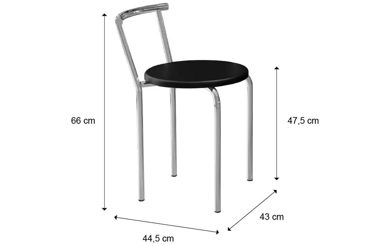 Sala de Jantar Completa Mesa Dobrável e 2 Banquetas 105 - Carraro