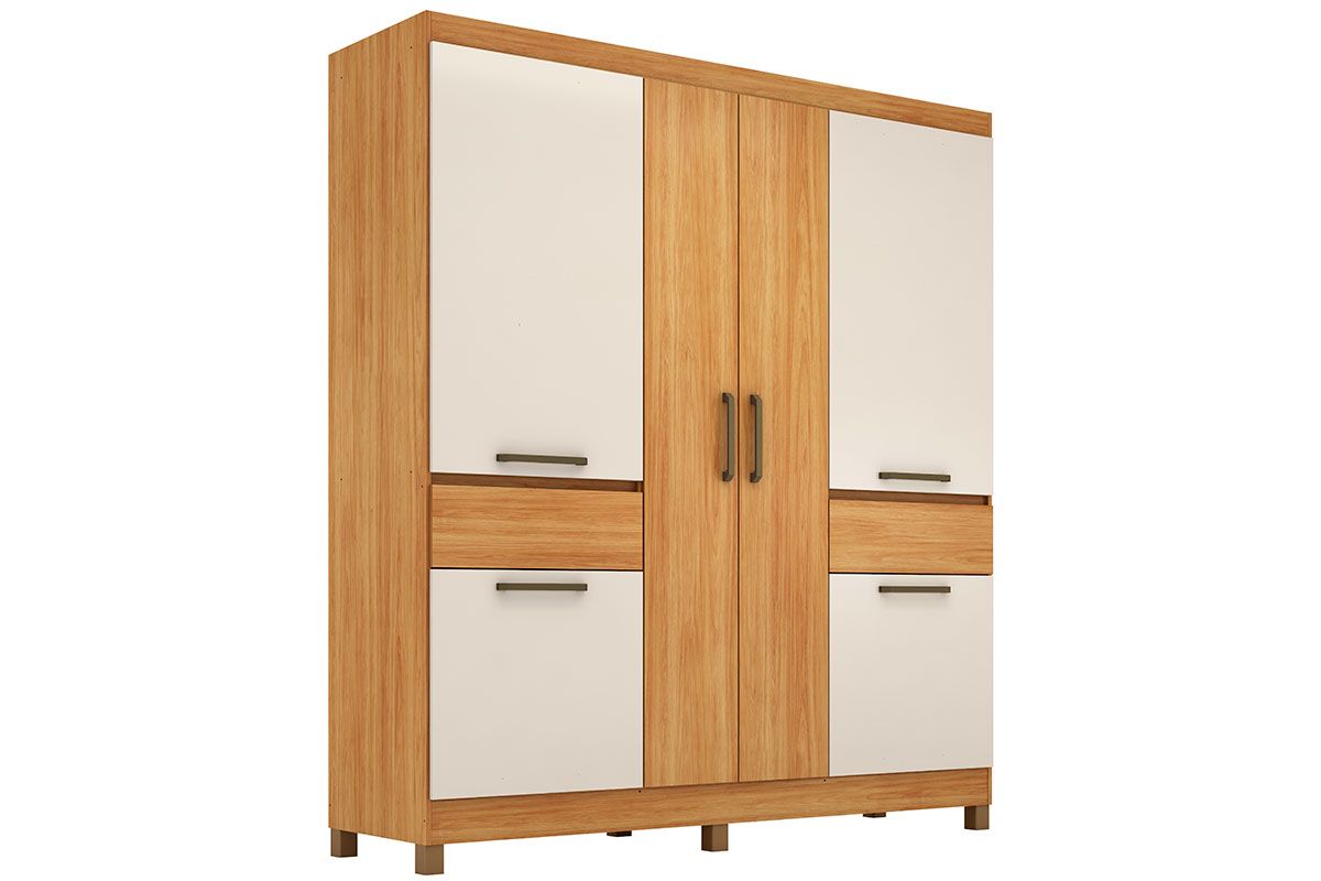 Guarda Roupa Casal 6 Portas e 2 Gavetas Mauá Demóbile