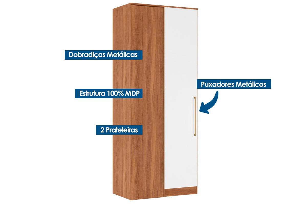 Modulado de Quarto Canto 71150K Irlanda c/1 Porta Demóbile