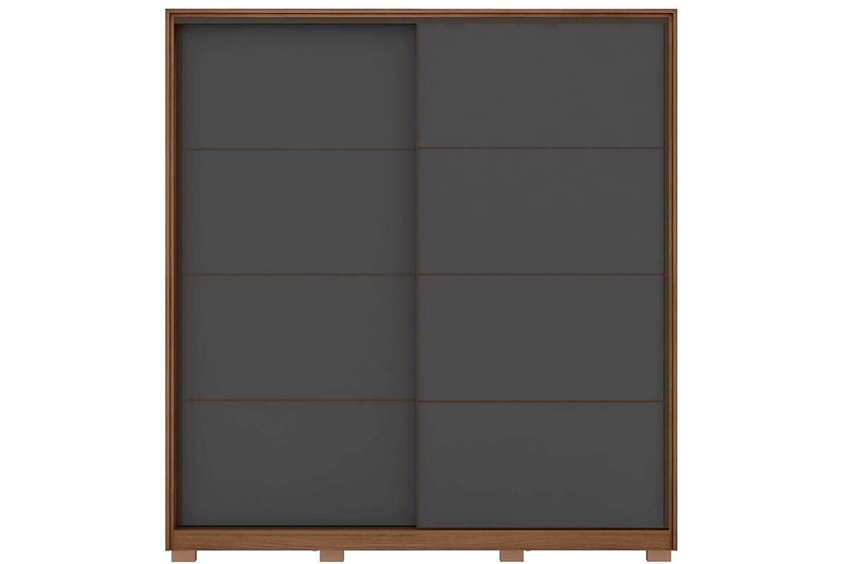 Guarda Roupa Solteiro 2 Portas de Correr e 3 Gavetas c/Pés Belga Demóbile Guarda Roupa Solteiro 2 Portas de Correr e 3 Gavetas c/Pés Belga Demóbile