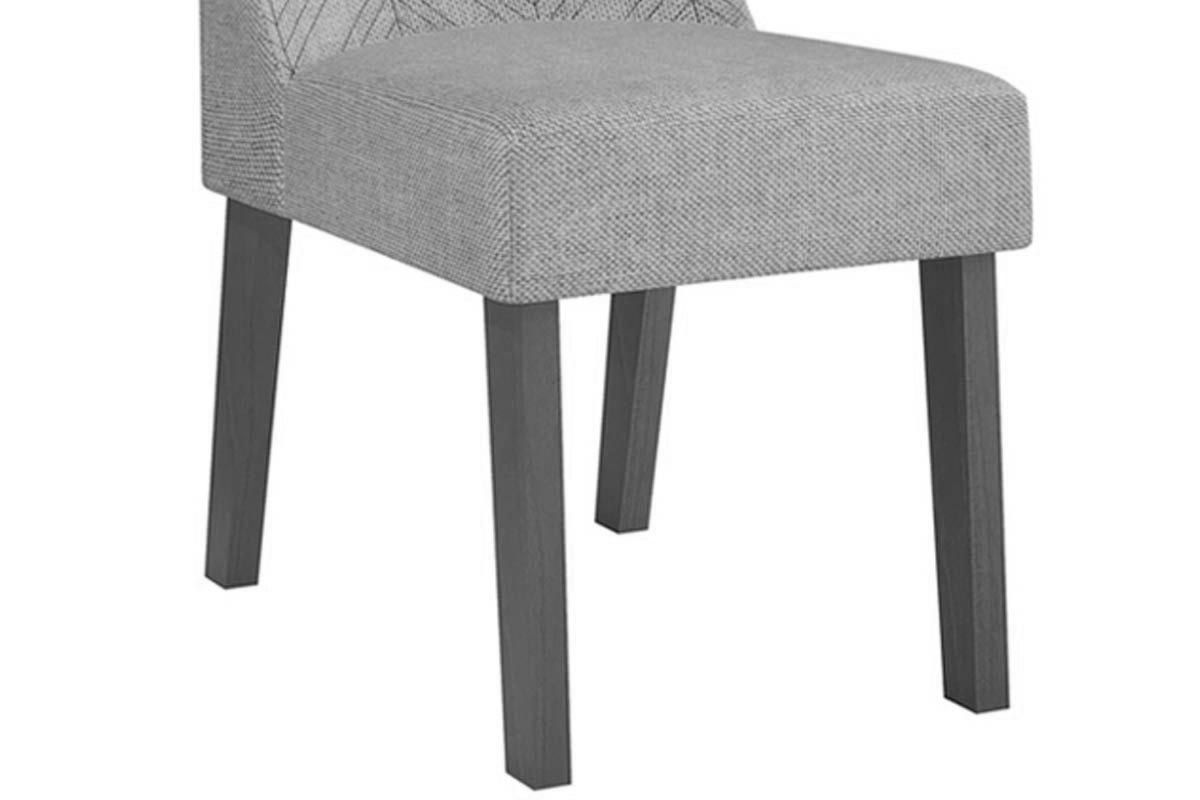 Sala Jantar Mesa Canes c/ Tampo Madeirado c/ Vidro Curvo 200x100cm e 8 Cadeiras Stela - DJ Móveis