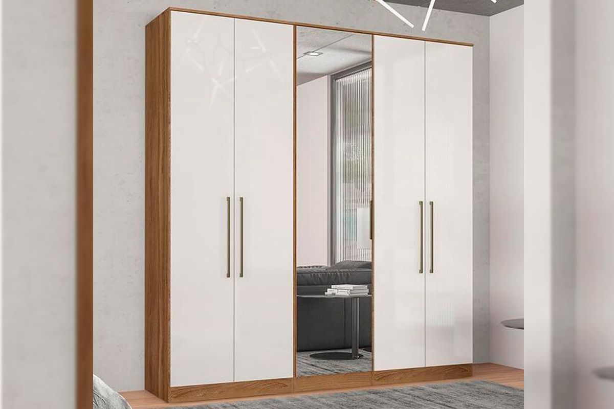 Quarto Casal Modulado Irlanda 3 Peças (3 Armários) QCM164 - Demóbile