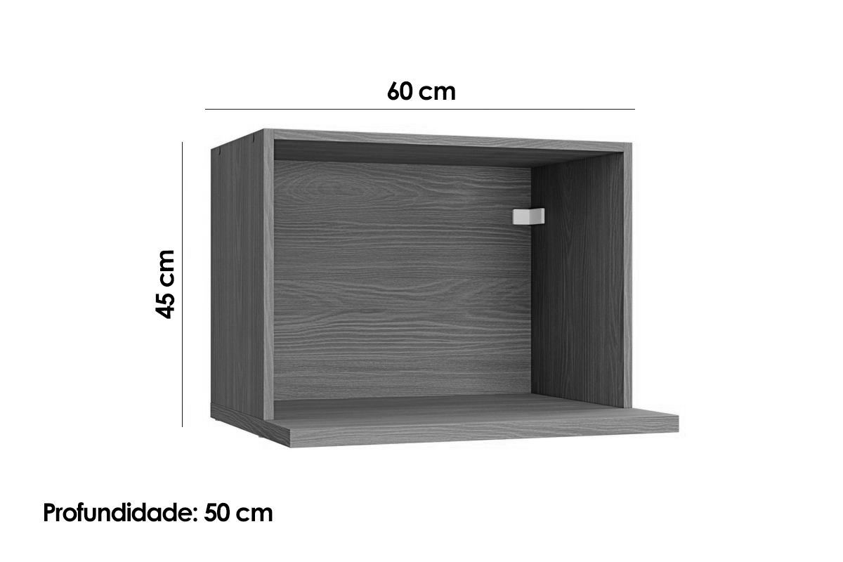 Nicho p/ Cozinha Kappesberg Ciela R640 Microondas 60cm