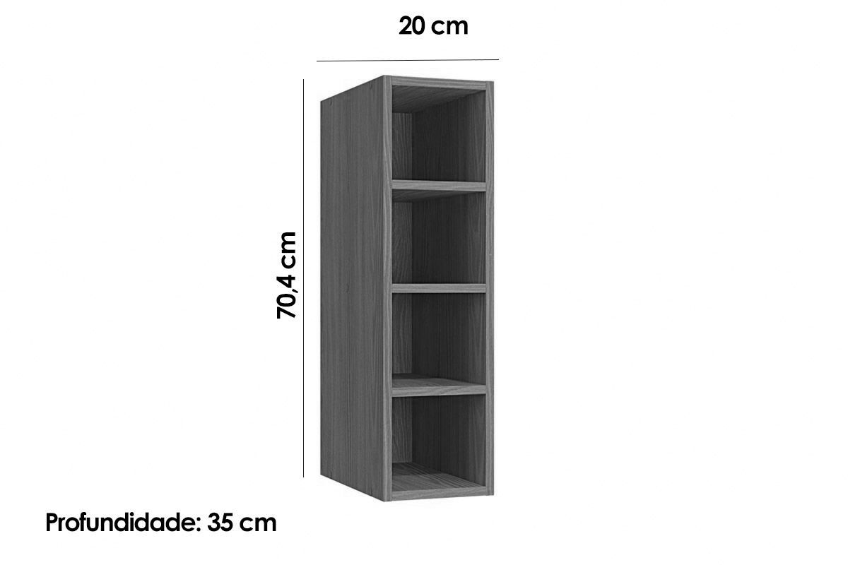 Nicho p/ Cozinha Kappesberg Garrafeiro Ciela R641 20cm Nicho p/ Cozinha Kappesberg Garrafeiro Ciela R641 20cm