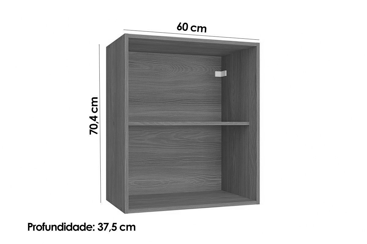 Armário Aéreo Cozinha Kappesberg Ciela R643 c/1 Porta 60cm
