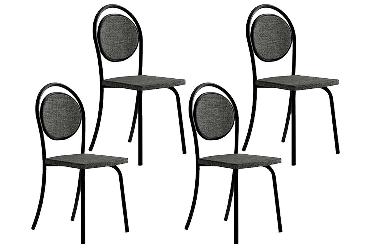Cadeira Sala de Jantar 1738 Kit 4 Uni - Carraro
