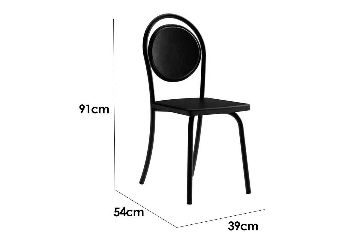Cadeira Sala de Jantar 1738 Kit 6 Uni - Carraro