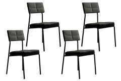 Cadeira Sala de Jantar Neo 1740 Kit 4 Uni - Carraro