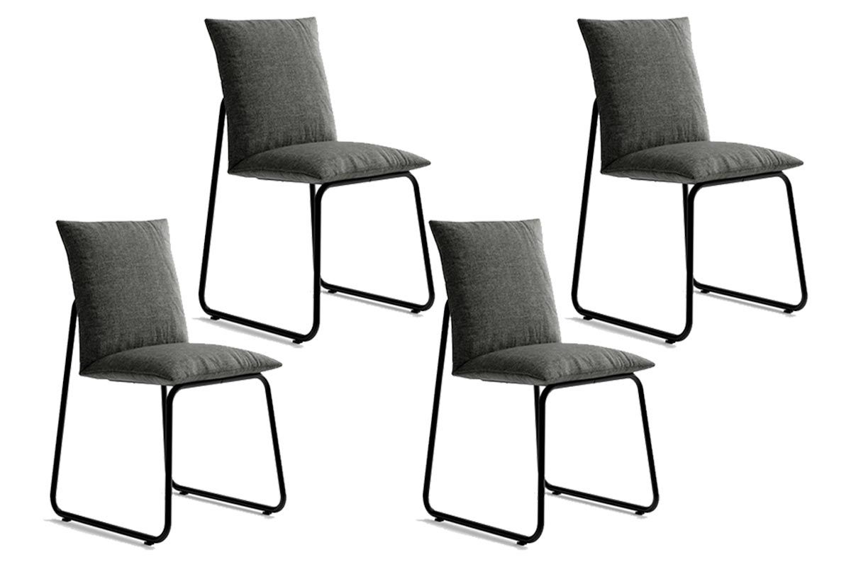 Cadeira Sala de Jantar Soft 1750 Kit 4 Uni - Carraro