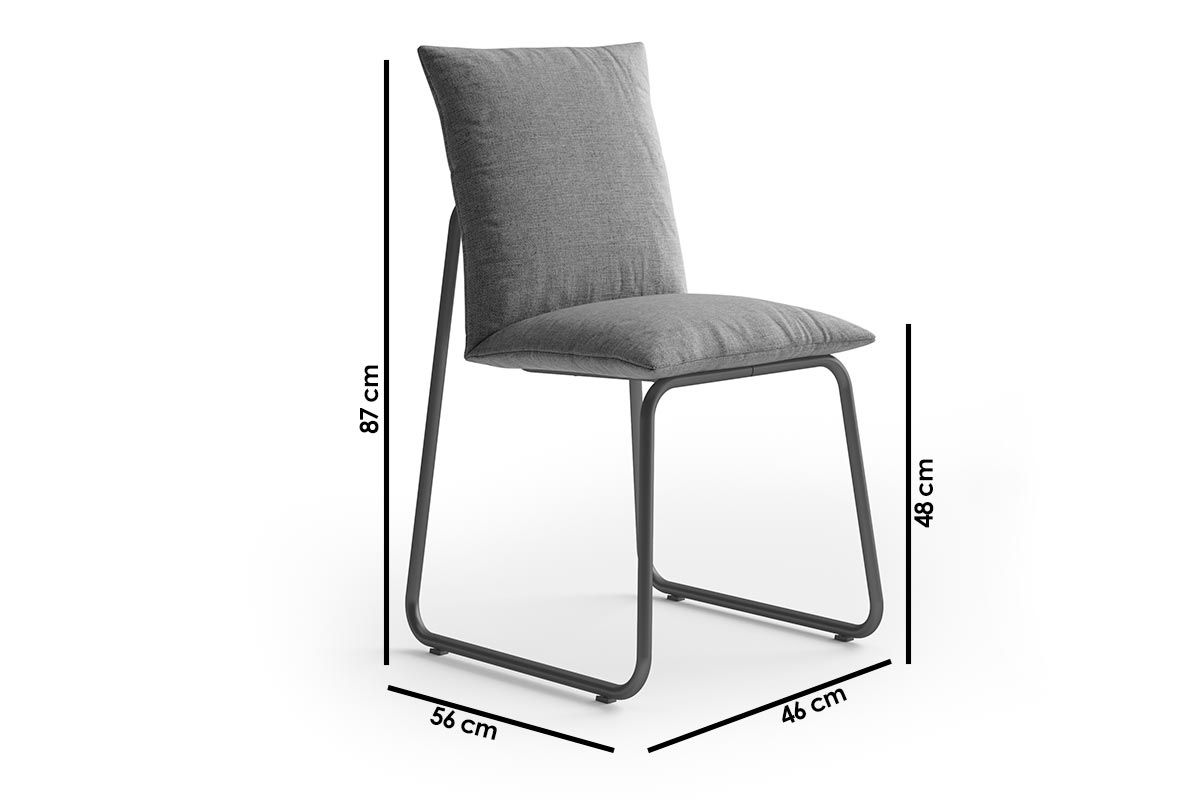 Cadeira Sala de Jantar Soft 1750 Kit 6 Uni - Carraro