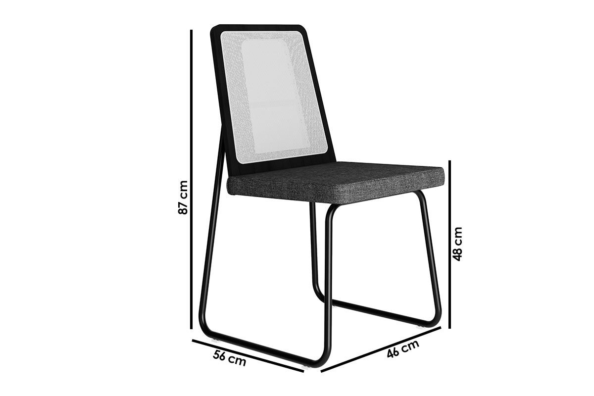 Cadeira Sala de Jantar Wood 1751 Kit 4 Uni - Carraro