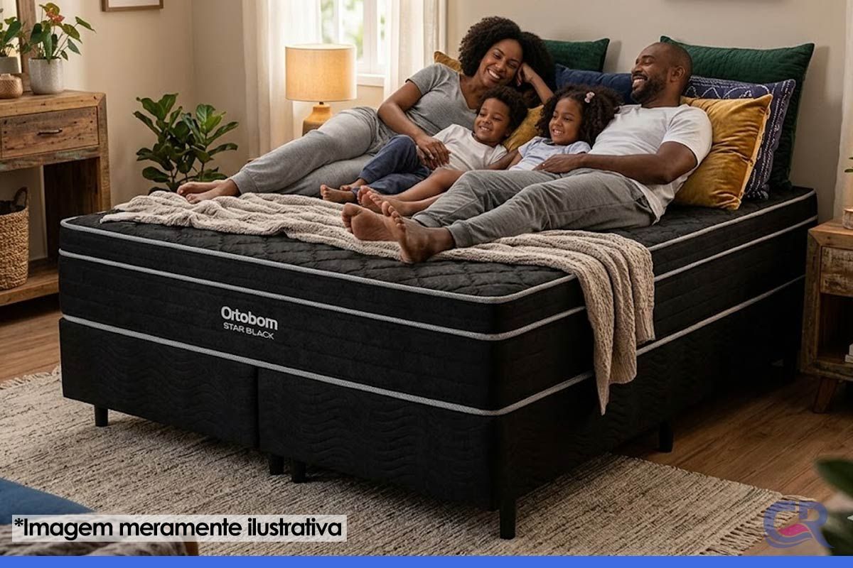 Colchão Molas Ensacadas Ortobom Star Black