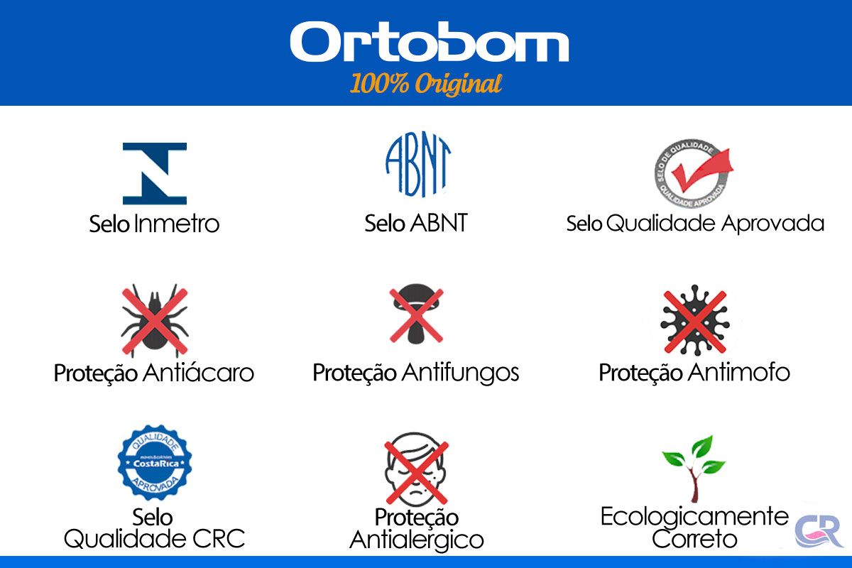 Colchão Molas Ensacadas Ortobom Airtech