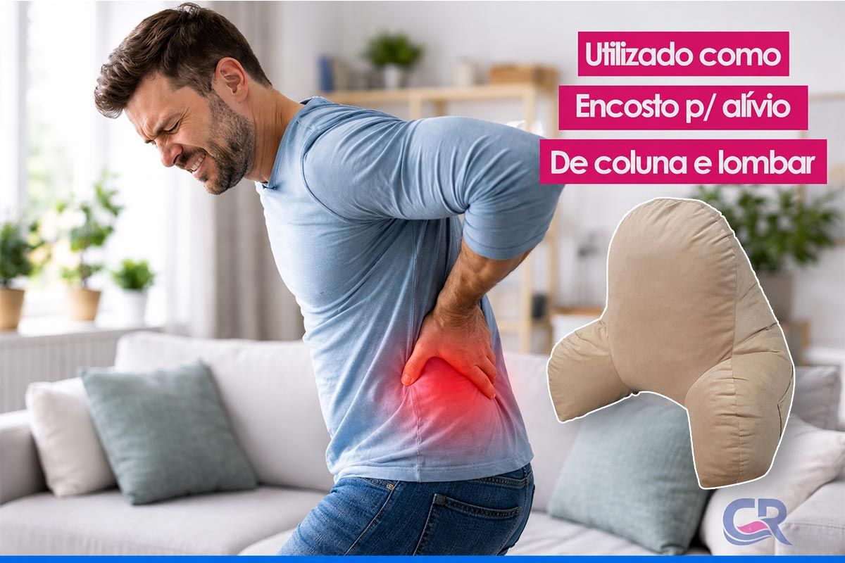Travesseiro Espuma Encosto Dino Veludo Clean Ortobom