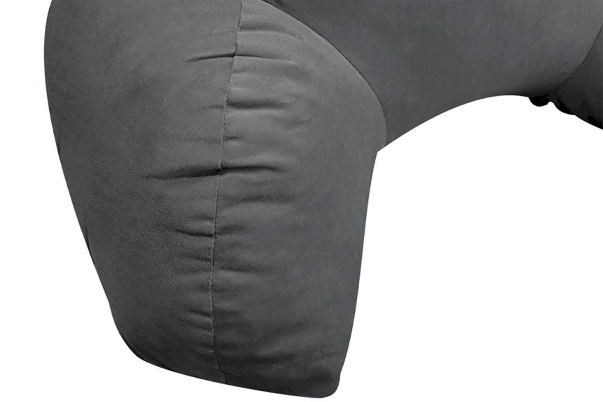 Travesseiro Espuma Encosto Dino Veludo Gray Ortobom Travesseiro Espuma Encosto Dino Veludo Gray Ortobom