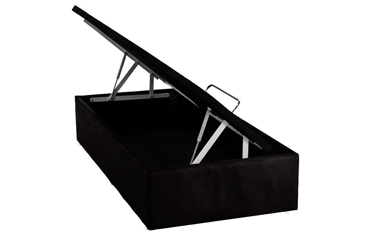 Cama Box Baú Ortobom Physical Tecido NeroSolteiro - 88x188x25 Cama Box Baú Ortobom Physical Tecido NeroSolteiro - 88x188x25