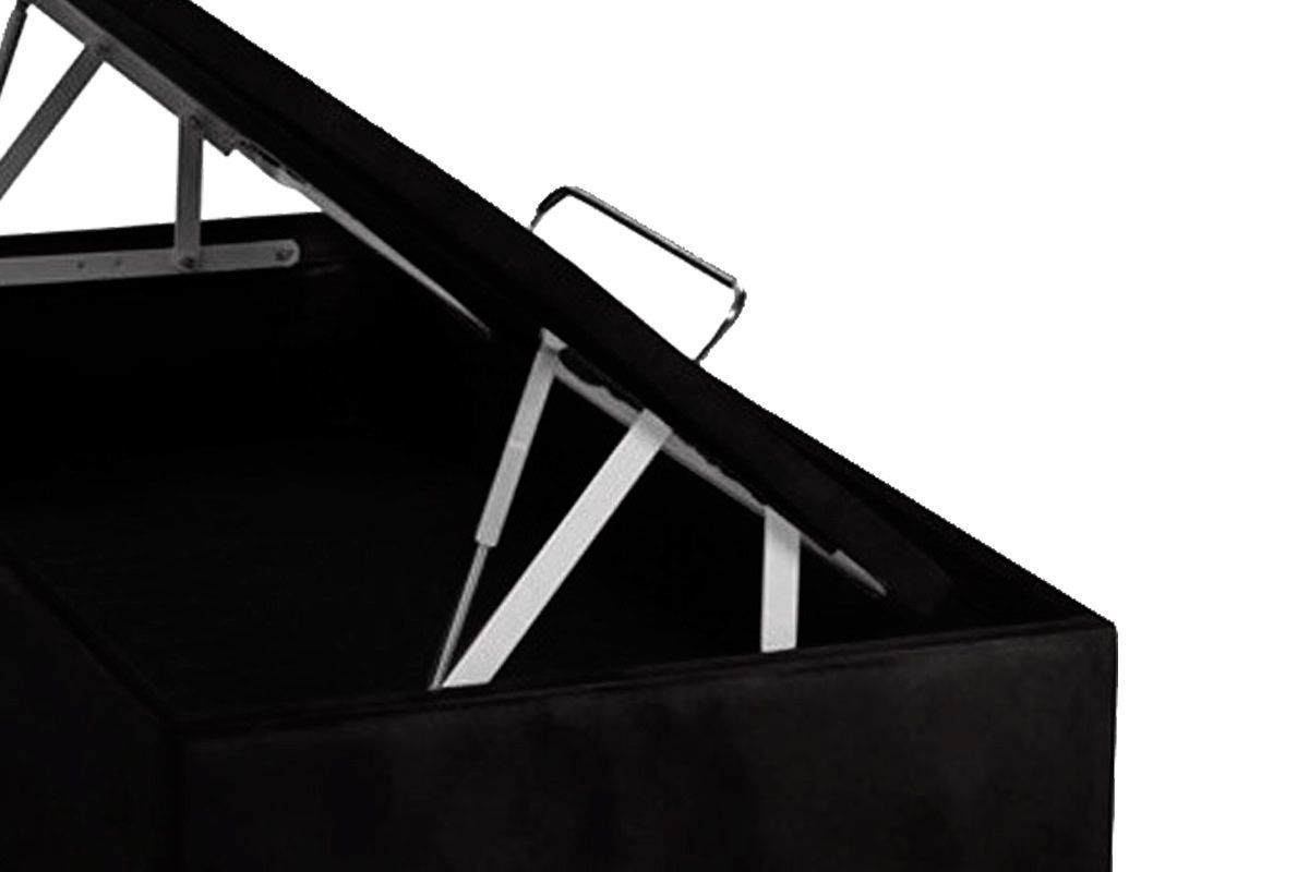 Cama Box Baú Ortobom Physical Tecido Nero Cama Box Baú Ortobom Physical Tecido Nero