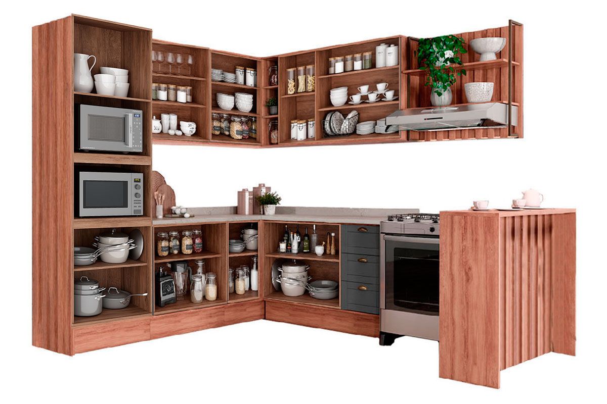Cozinha Completa Carraro 9 Peças Bella C9P199