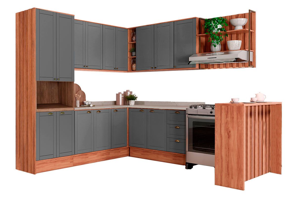 Cozinha Completa Carraro 9 Peças Bella C9P199