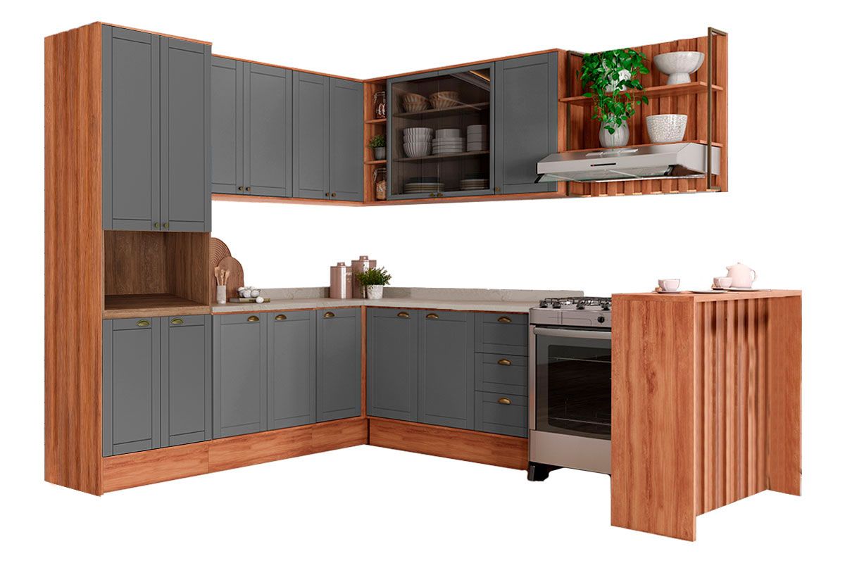 Cozinha Completa Carraro 9 Peças Bella C9P200