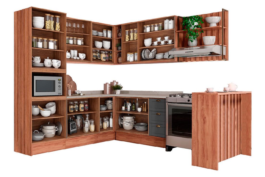 Cozinha Completa Carraro 9 Peças Bella C9P200