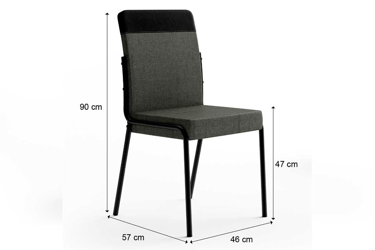 Sala Jantar Mesa Stellar 1598 Aço c/ Tampo Madeirado 120x80cm e 4 Cadeiras Duo - Carraro